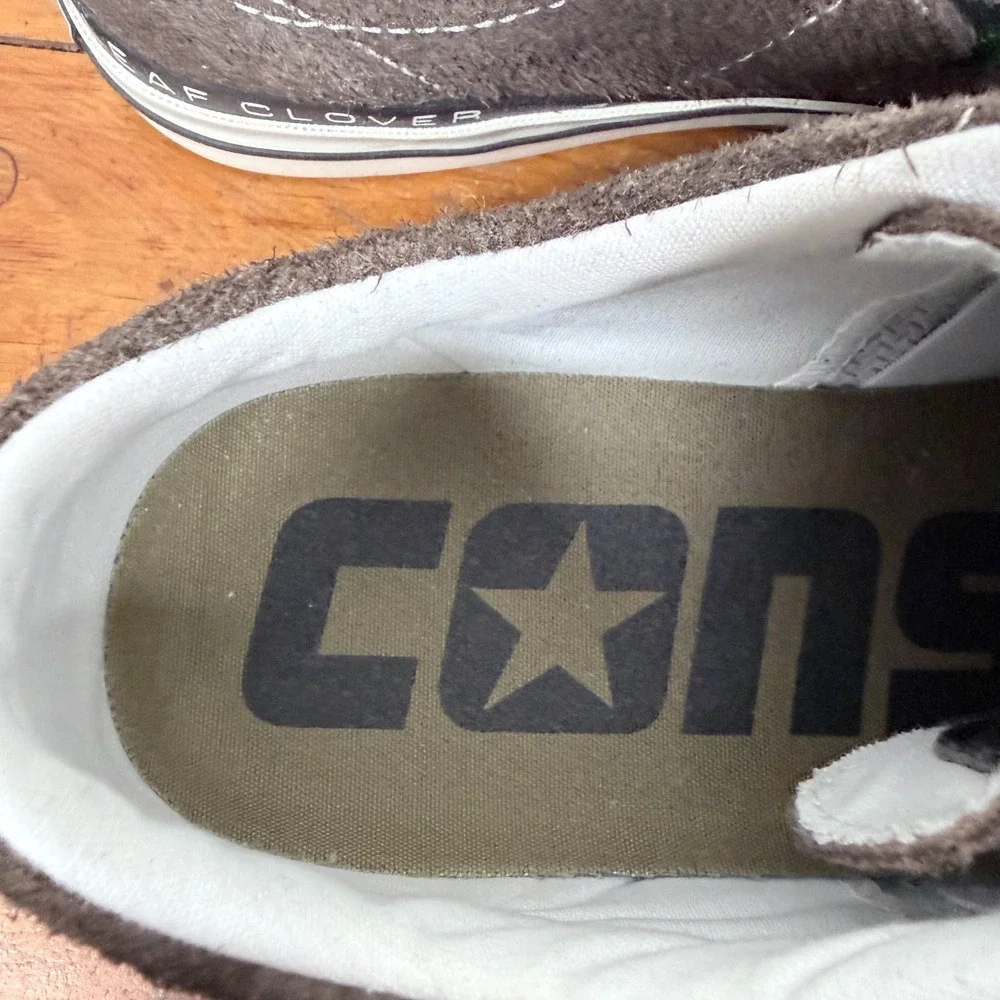 Converse Patta X One Star Pro Low 4 leaf Clover Shoes Mens Java Brown - Sz 10